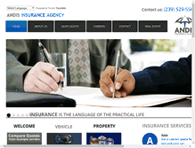 Tablet Screenshot of andisinsurance.com